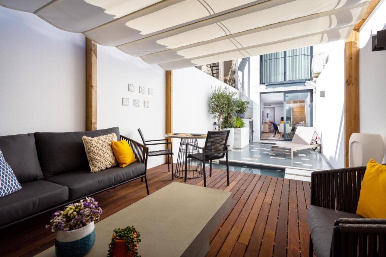 Stupendo- Two Rooms, Patio With Refreshing Pond-Center-Air Conditioning-Free Park Lisbon Exterior photo